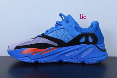 2022年8月早秋人気新作 Adidas Yeezy Boost 700 "Hi-Res Blueコラボレーション スニーカー運動靴