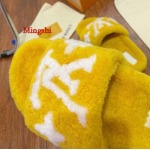 2022年9月秋冬高品質人気新作 ルイヴィトン女性羊毛スリッパ激安 mingshi工場