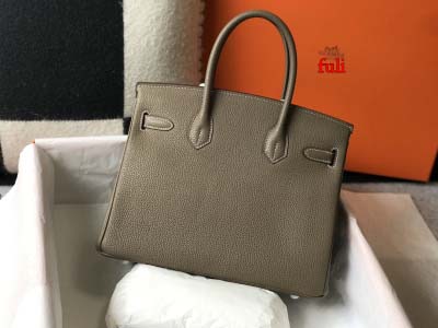 早春新作入荷原版復刻 エルメス Birkin バッグ fuli工場 SIZE: 30 CM