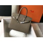 早春新作入荷原版復刻 エルメス Birkin バッグ fuli工場 SIZE: 30 CM