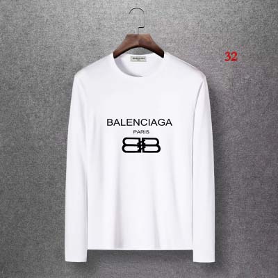 バレンシアガ 人気 メンズの長袖Tシャツ 32工場 M-6X...