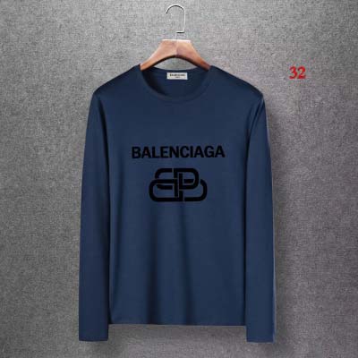 バレンシアガ人気 メンズの長袖Tシャツ 32工場 M-6XL