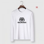 バレンシアガ人気 メンズの長袖Tシャツ 32工場 M-6XL