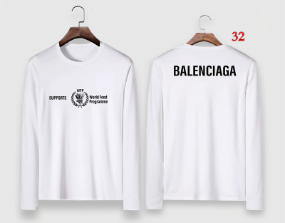 バレンシアガ 人気 メンズの長袖Tシャツ 32工場 M-6X...