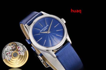 高品質パテックフィリップ 33MM 女性自動巻ムーブメント腕時計 huaq工場