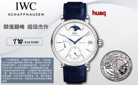 高品質 IWC 40mm 自動巻ムーブメント腕時計 huaq工場