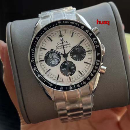 高品質オメガ 42mm 自動巻ムーブメント腕時計 huaq工場