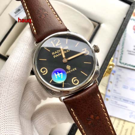 高品質PANERAIパネライ 47mm 自動巻ムーブメント腕時計 huaq工場