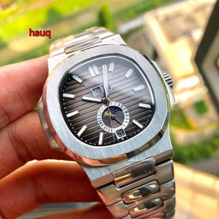 高品質 PATEK PHILIPPE  42mm 自動巻ムーブメント腕時計 huaq工場