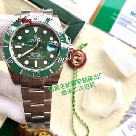 高品質ロレックス   42mm 自動巻ムーブメント腕時計 huaq工場