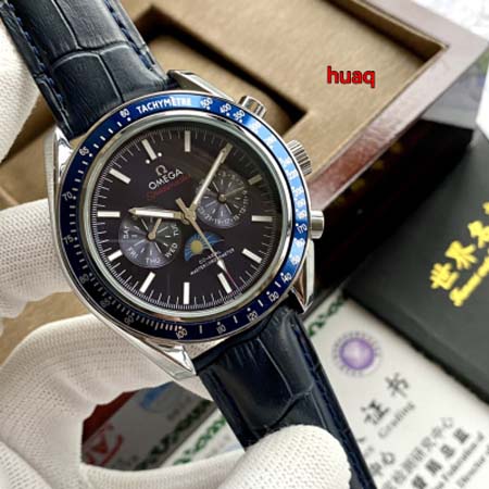 高品質オメガ 44mm自動巻ムーブメント腕時計 huaq工場