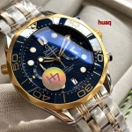 高品質 オメガ44mm 自動巻ムーブメント腕時計 huaq工場