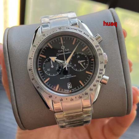 高品質オメガ42mm 自動巻ムーブメント腕時計 huaq工場