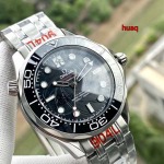 高品質オメガ  42mm 自動巻ムーブメント腕時計 huaq工場