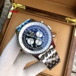 高品質ブライトリング Breitling 45mm 自動巻ムーブメント腕時計 huaq工場