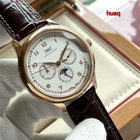 高品質 IWC  43mm 自動巻ムーブメント腕時計 huaq工場