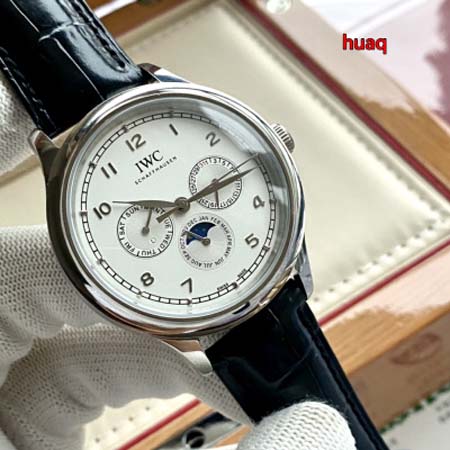 高品質 IWC  43mm 自動巻ムーブメント腕時計 huaq工場