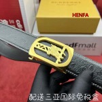 2023年高品質新作入荷バーバリー  ベル34mm 本革 henfa工場