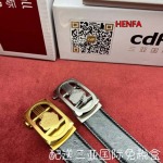 2023年高品質新作入荷ヴェルサーチ ベル34mm 本革 henfa工場