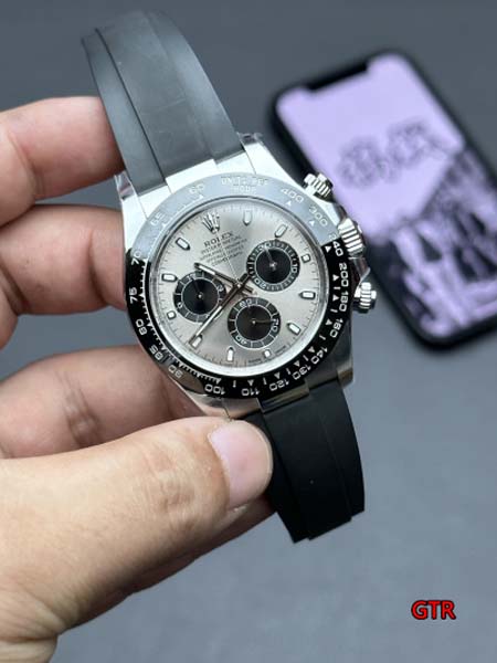 ロレックス高品質42mm自動巻 腕時計