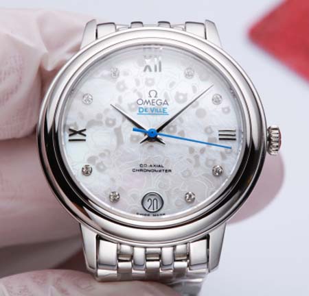 オメガ 高品質32.5mm石英電池式 腕時計