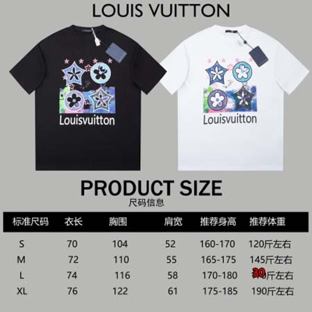 2024年1月19日春夏人気新作入荷 ルイヴィトン 半袖 Tシャツ 30工場