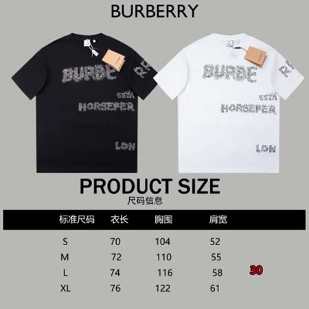 2024年1月19日春夏人気新作入荷 バーバリー 半袖 Tシャツ 30工場