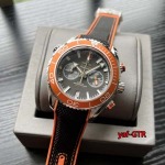 オメガ 高品質石英 45.5mm 腕時計 yaf工場