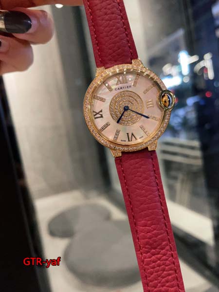 カルティエ 高品質女性36mm 石英電池式 腕時計