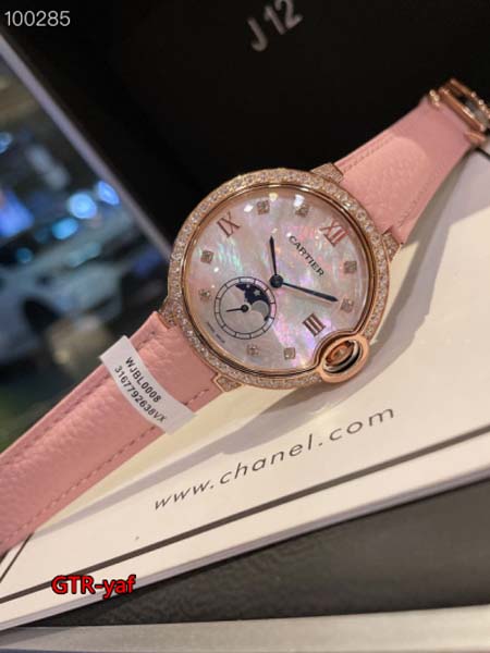カルティエ 高品質女性36mm 石英電池式  腕時計
