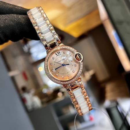 カルティエ 高品質33mm石英電池式腕時計
