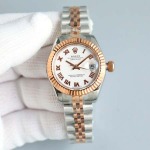 ロレックス 高品質女性28MM石英電池式 腕時計