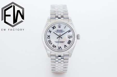 ロレックス 高品質女性31mm石英電池式  腕時計