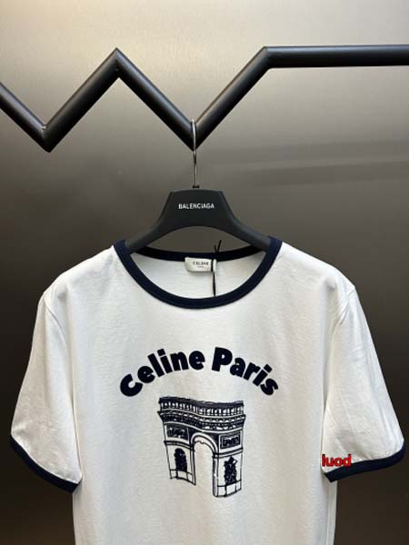 2024年4月30日夏季新作入荷CELINE 半袖 Tシャツluod工場