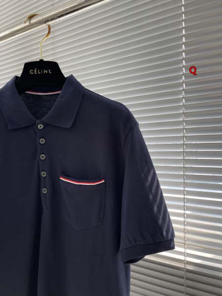 2024年5月10日春夏高品質新作入荷THOM BROWNE 半袖 Tシャツ薄手Q工場