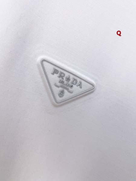 2024年5月10日春夏高品質新作入荷プラダ 半袖 Tシャツ薄手Q工場M-4XL