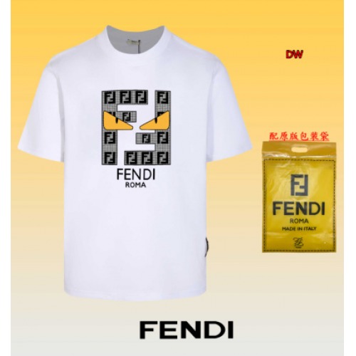 2024年5月24日夏季新作入荷FENDI 半袖 Tシャツ DW工場S-XXL