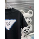 2024年5月10日春夏高品質新作入荷プラダ 半袖 Tシャツ薄手Q工場M-4XL