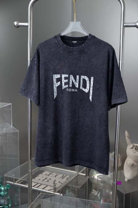 2024年5月14日夏季新作入荷FENDI半袖 Tシャツ30...