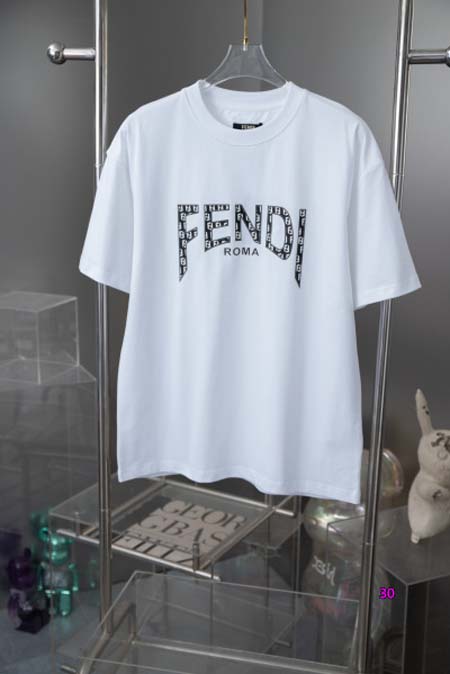 2024年5月14日夏季新作入荷FENDI半袖 Tシャツ30...
