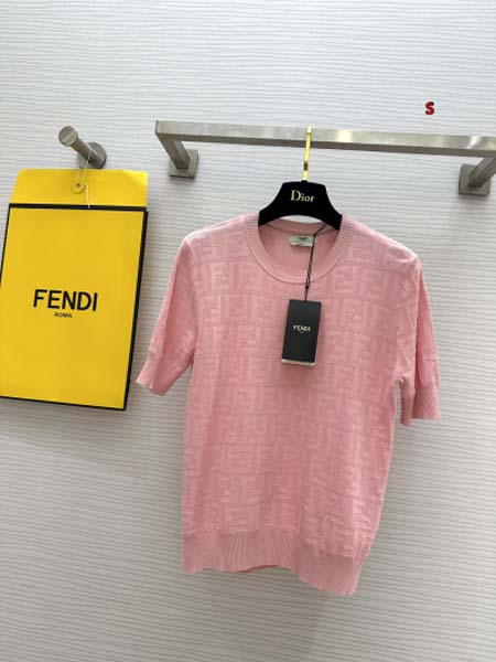 2024年5月28日夏季新作入荷FENDI半袖 Tシャツ S...