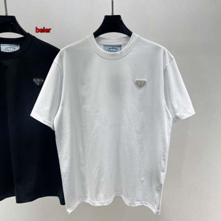 2024年6月11日夏季原版復刻新作入荷プラダ半袖 TシャツBEIER工場