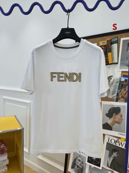 2024年6月13日夏季高品質新作入荷FENDI半袖 Tシャツ上着 S工場