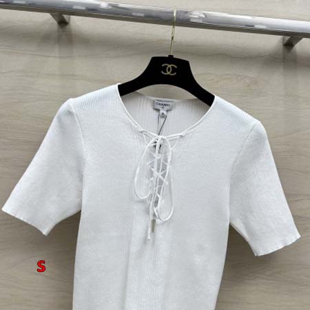 2024年6月14日夏季高品質新作入荷シャネルセーター半袖 TシャツS工場