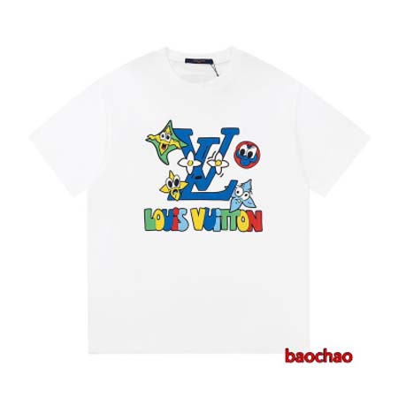 2024年6月19日夏季新作入荷ルイヴィトン半袖 Tシャツ baochao工場