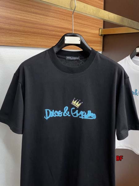 2024年6月25日夏季新作入荷Dolce&Gabbana半袖 Tシャツ BF工場S-XXL