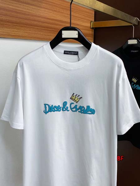 2024年6月25日夏季新作入荷Dolce&Gabbana半袖 Tシャツ BF工場S-XXL