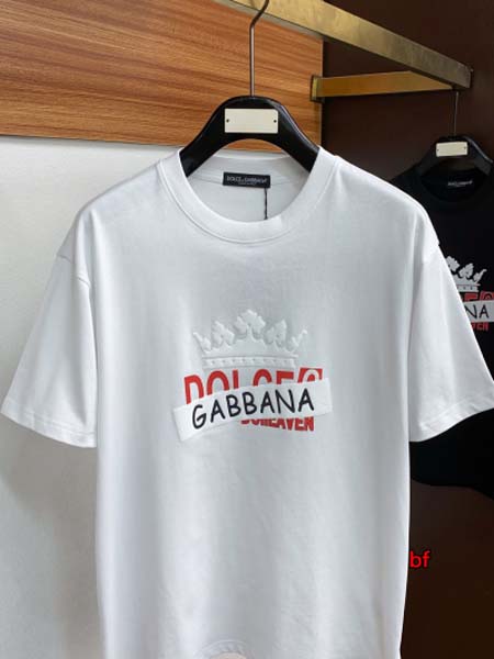 2024年6月26日夏季新作入荷Dolce&Gabbana半袖 Tシャツ BF工場S-XXL