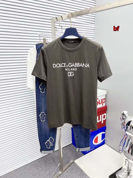 2024年6月26日夏季新作入荷Dolce&Gabbana半袖 Tシャツ BF工場