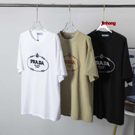 2024年6月6日夏季人気新作入荷PRADA 半袖 Tシャツ...